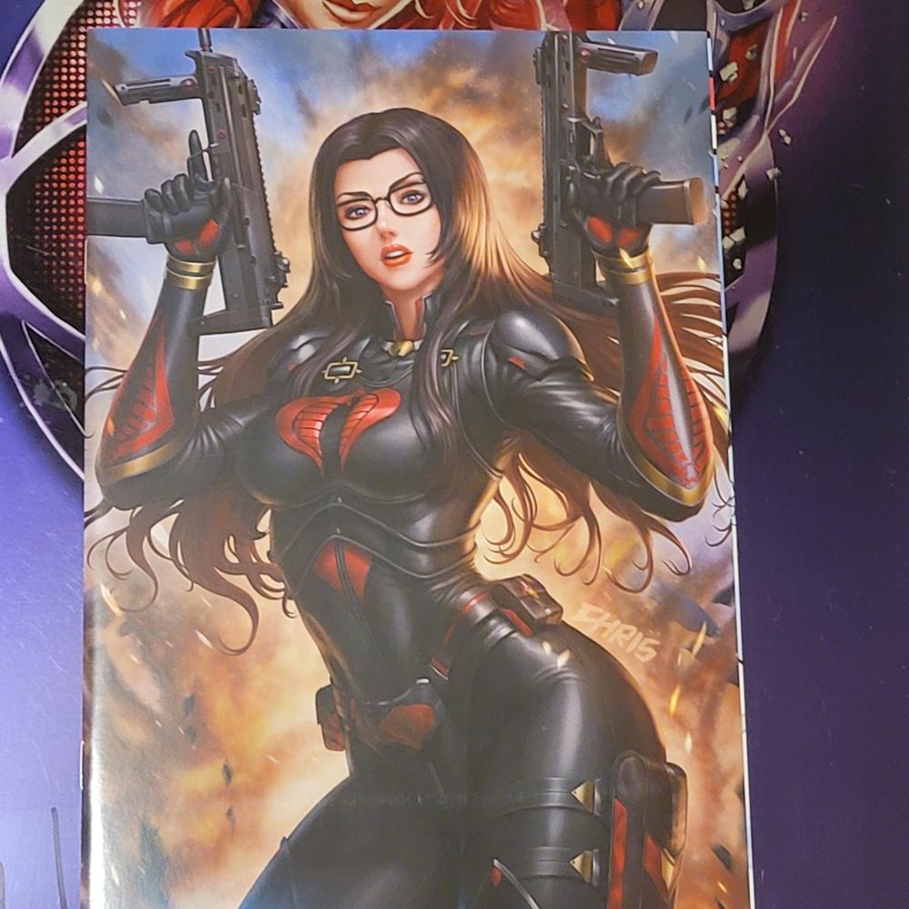 Black and Red Comic Art Print